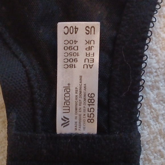 Wacoal Retro Chic Full Figure Underwire Bra ** 40C - Picture 7 of 9